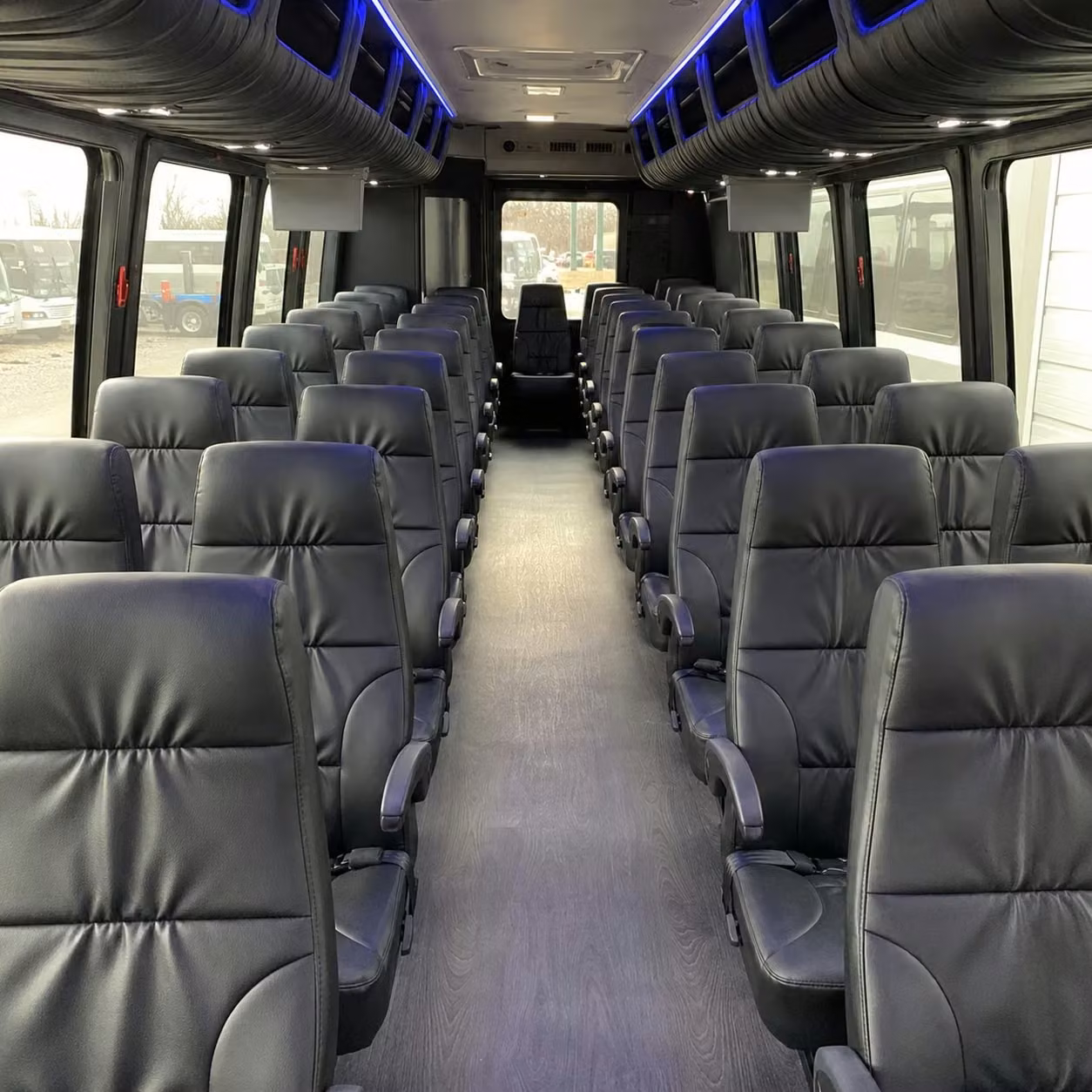 30 passenger minibus interior