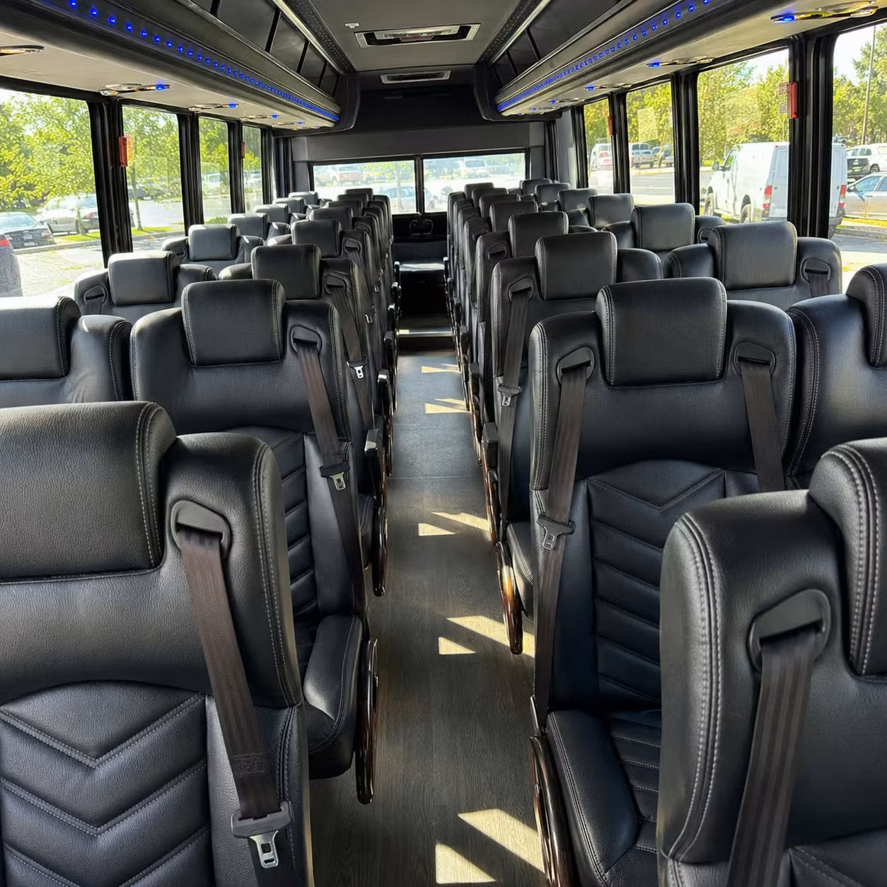 35 passenger minibus interior